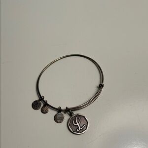 Alex and Ani Silver Charm Bangle Bracelet